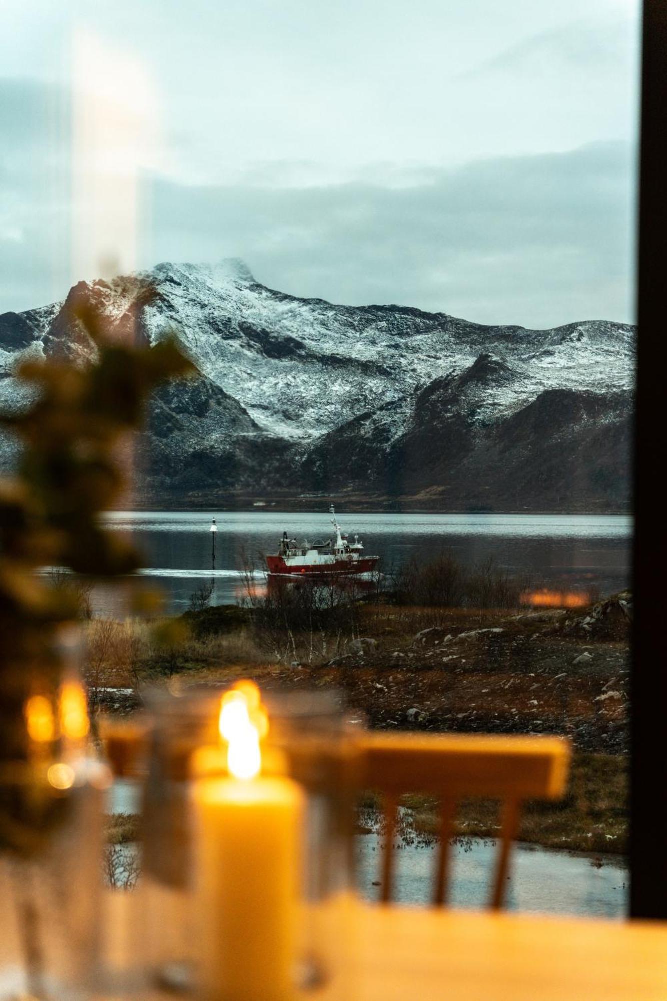 Luksushytte Med Jacuzzi, Summer&Winter Retreat Lyngværet Eksteriør bilde