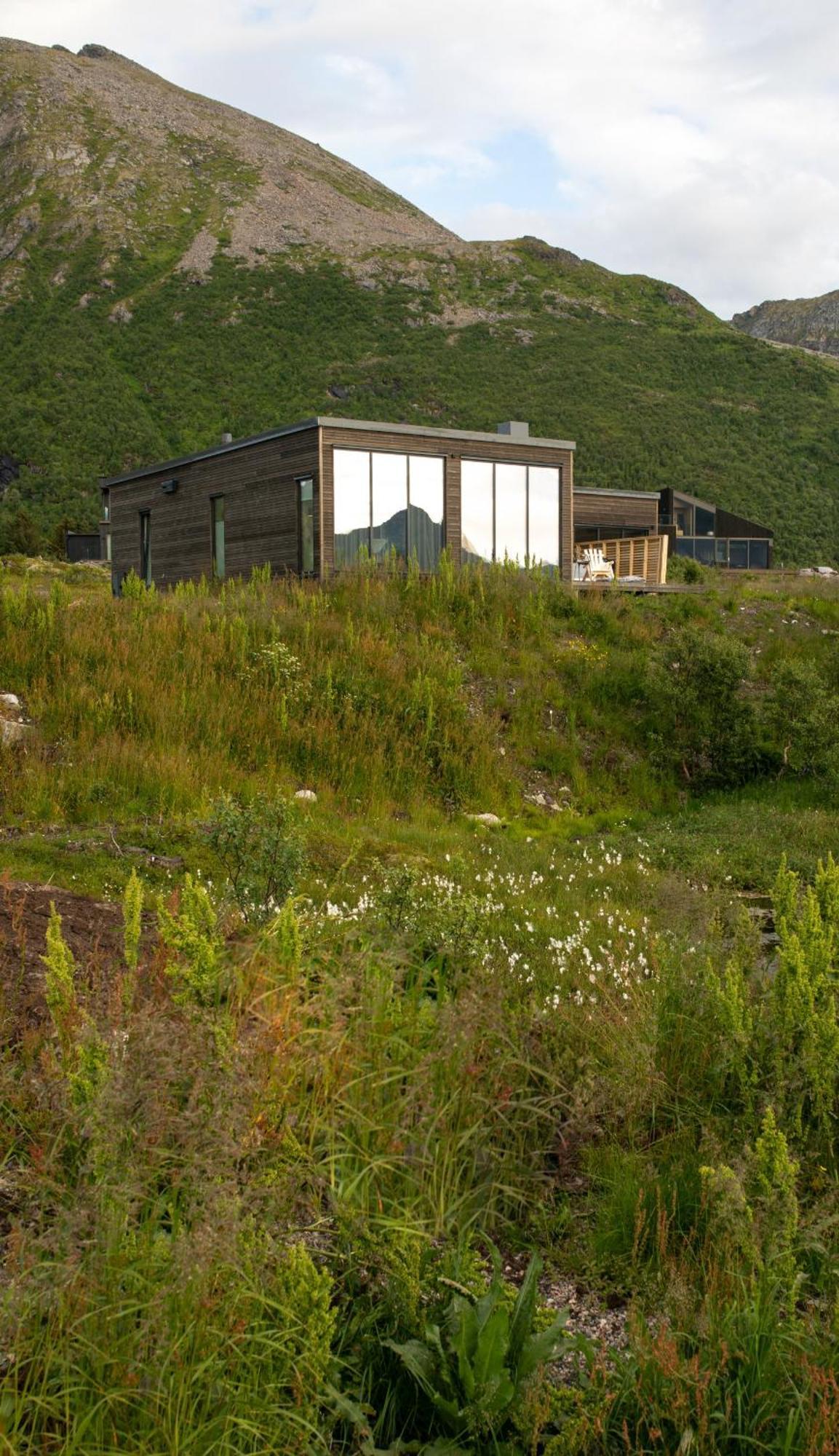 Luksushytte Med Jacuzzi, Summer&Winter Retreat Lyngværet Eksteriør bilde